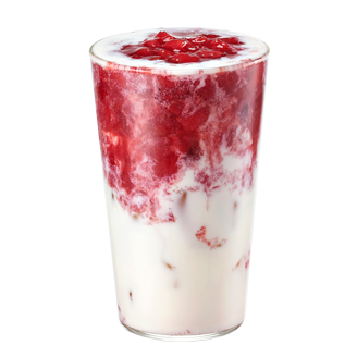 ICED 딸기 듬뿍 라떼