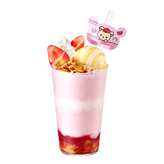 (코리락쿠마) 생딸기 밀크 파르페